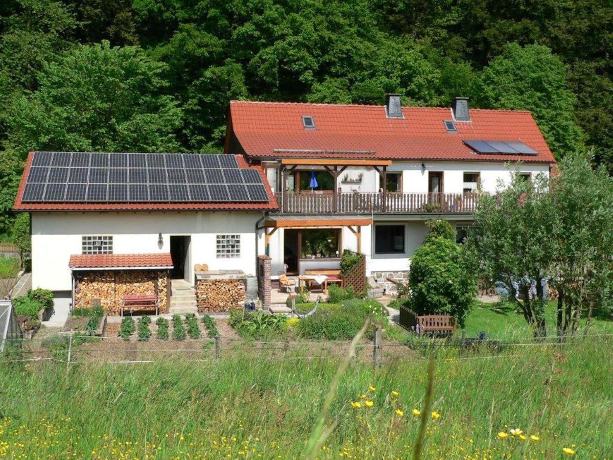 Quiet Holiday Home With Terrace Korbach Bagian luar foto