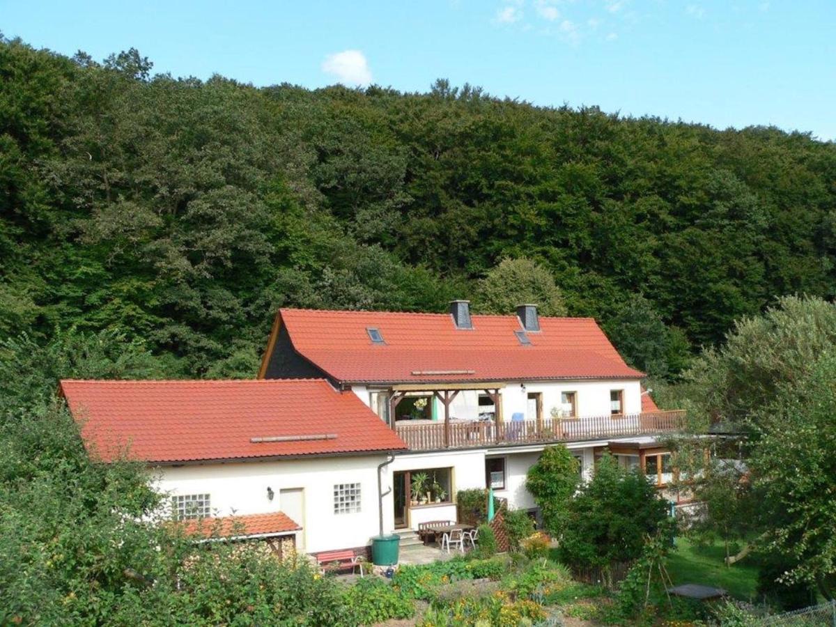 Quiet Holiday Home With Terrace Korbach Bagian luar foto